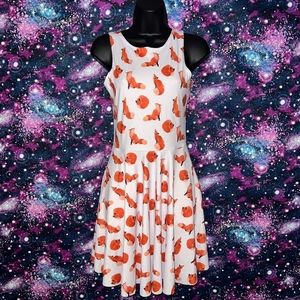 BlackMilk Ghost Foxes Skater Dress